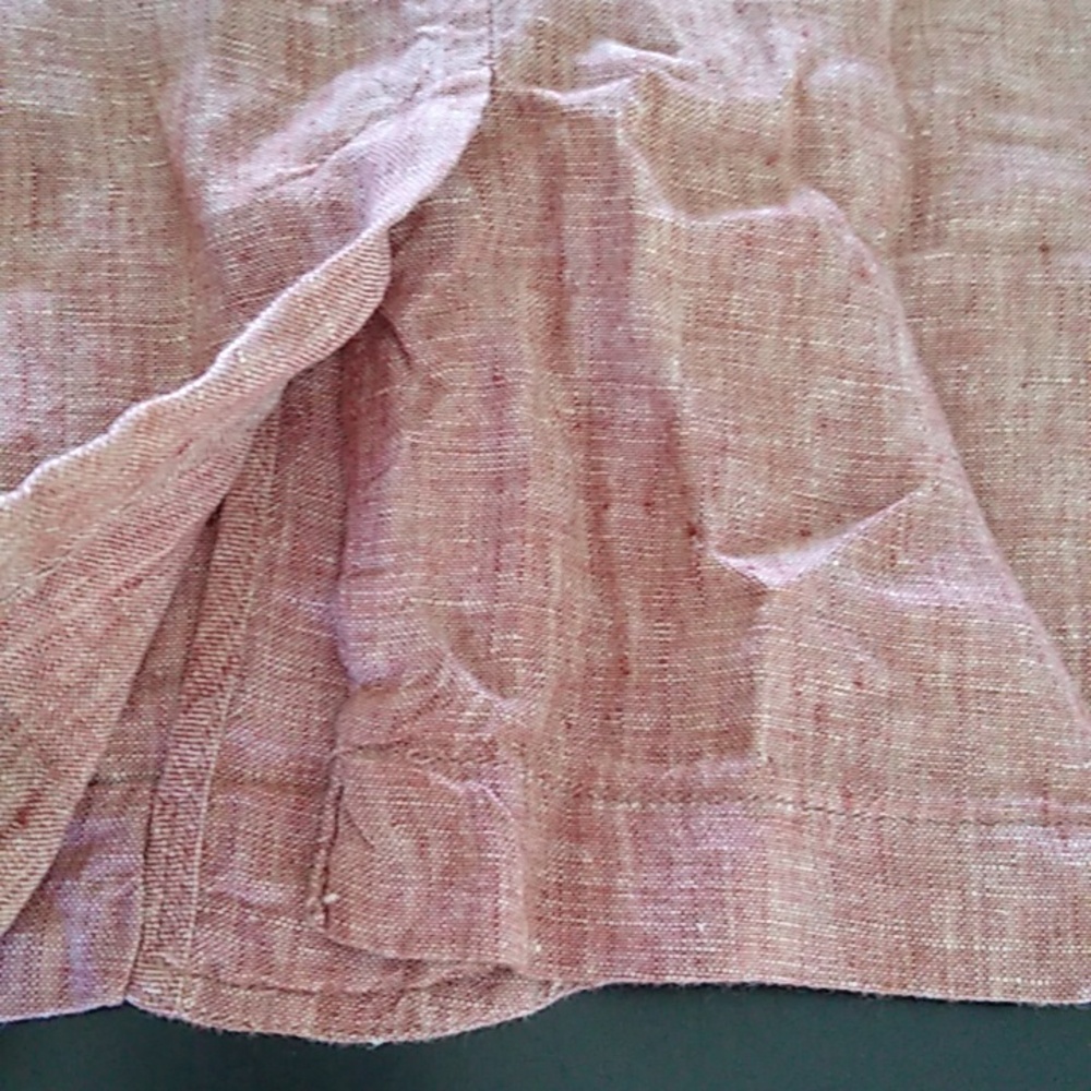 Jones & Co. linen blazer heather red size M - Picture 14 of 15